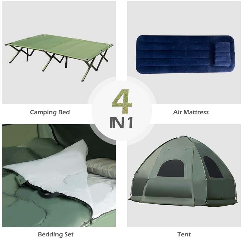 Eletriclife 2-Person Foldable Outdoor Camping Tent Cot